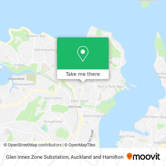 Glen Innes Zone Substation map