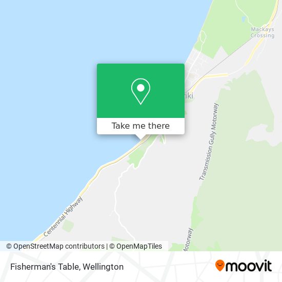 Fisherman's Table map