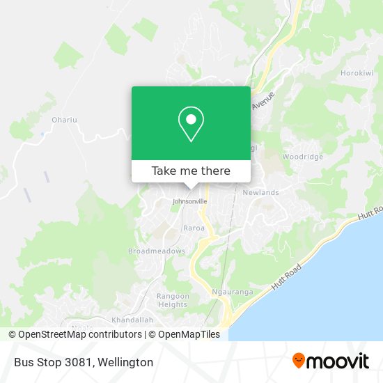 Bus Stop 3081 map