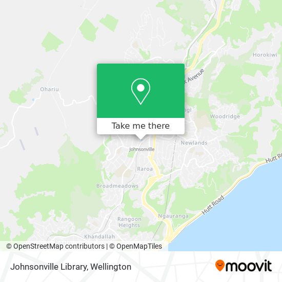 Johnsonville Library map