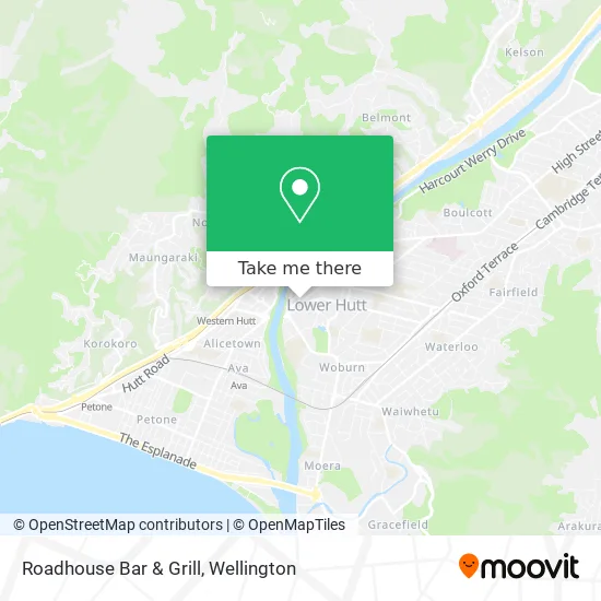 Roadhouse Bar & Grill map
