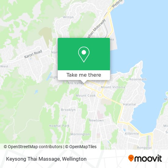 Keysong Thai Massage map