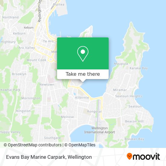 Evans Bay Marine Carpark map