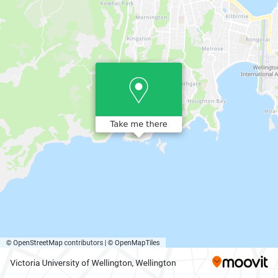 Victoria University of Wellington map