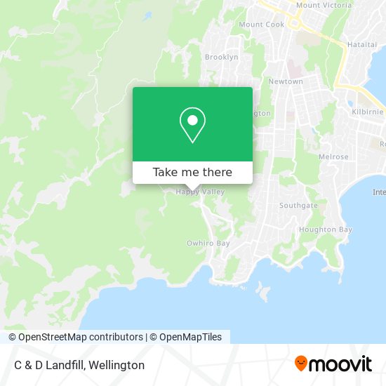 C & D Landfill map