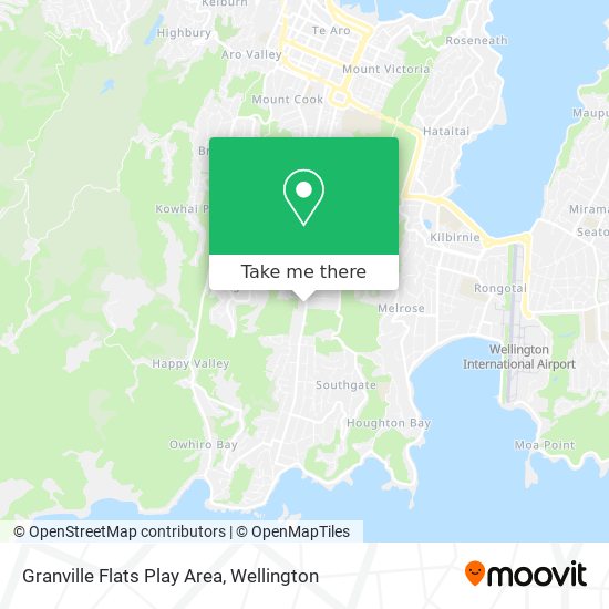 Granville Flats Play Area map