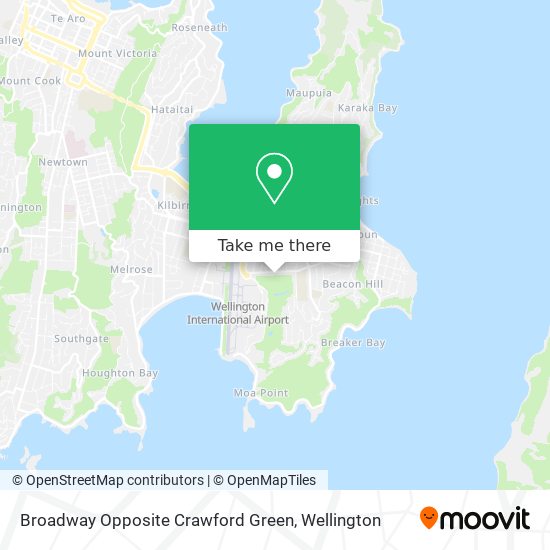 Broadway Opposite Crawford Green map