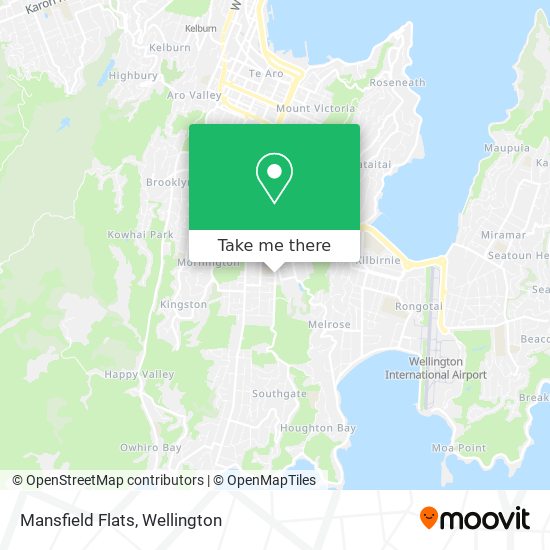 Mansfield Flats map