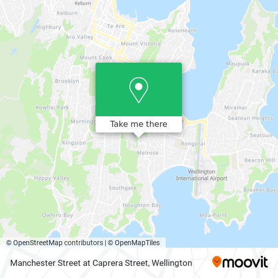 Manchester Street at Caprera Street map