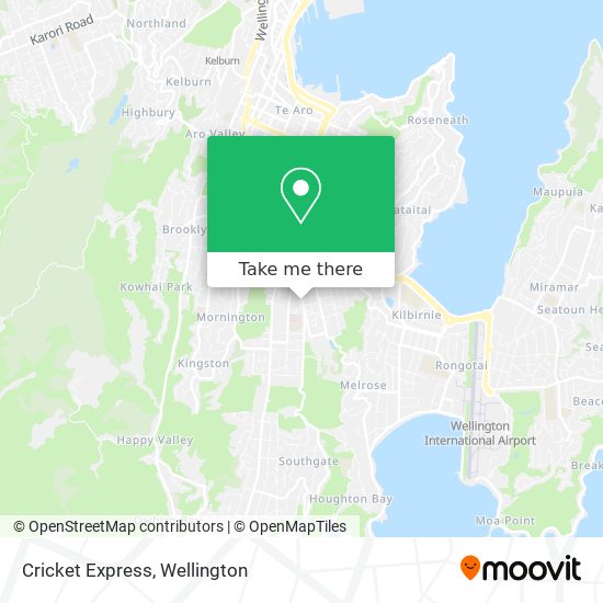 Cricket Express map