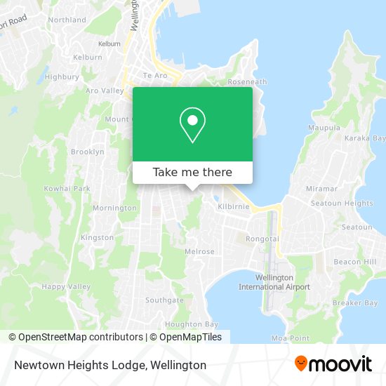 Newtown Heights Lodge map