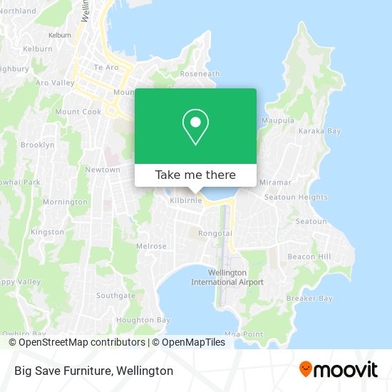 Big Save Furniture map