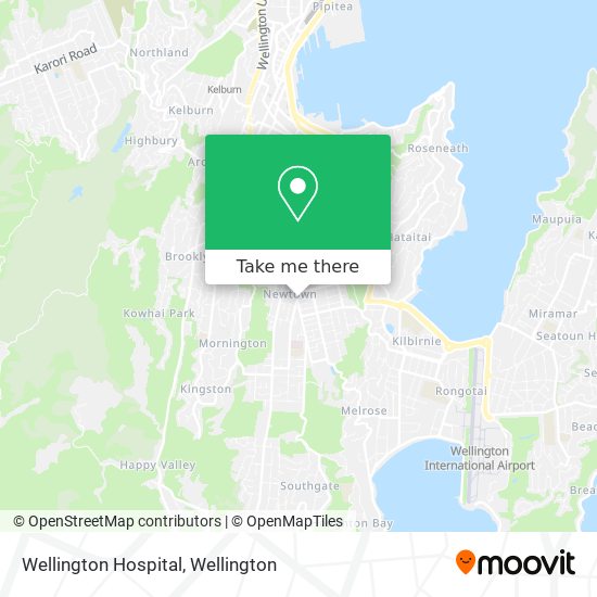 Wellington Hospital地图