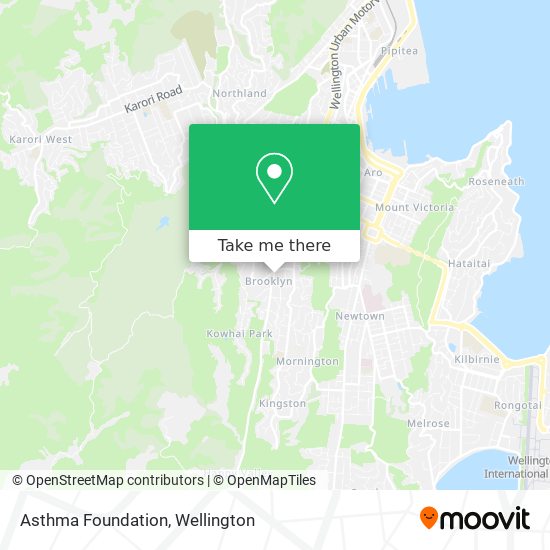Asthma Foundation map
