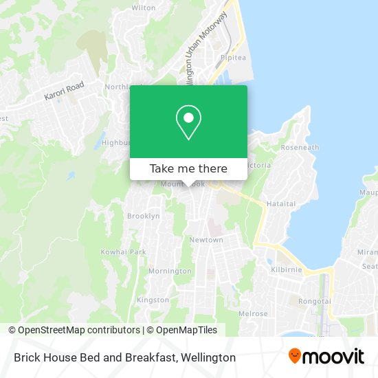 Brick House Bed and Breakfast map