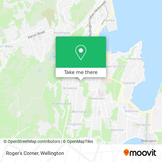 Roger's Corner map