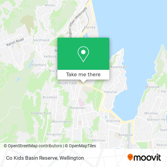 Co Kids Basin Reserve map
