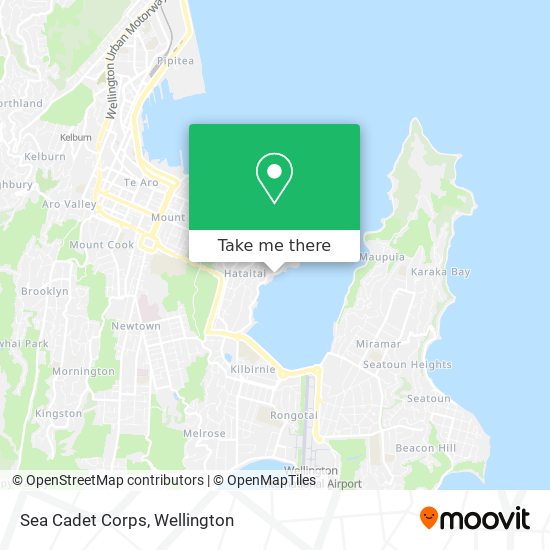 Sea Cadet Corps map