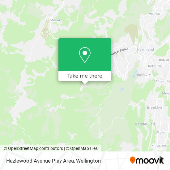 Hazlewood Avenue Play Area map