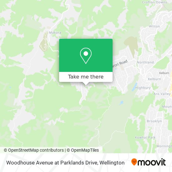 Woodhouse Avenue at Parklands Drive map