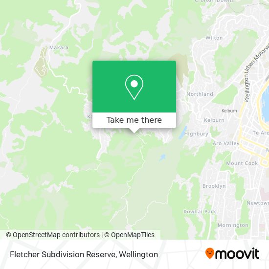 Fletcher Subdivision Reserve map
