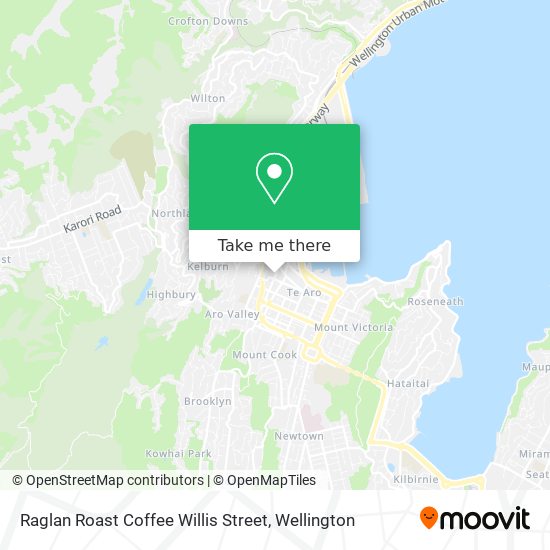 Raglan Roast Coffee Willis Street map