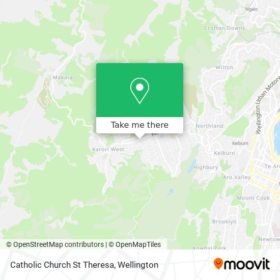 Catholic Church St Theresa map