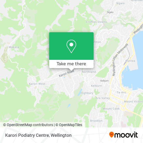 Karori Podiatry Centre map