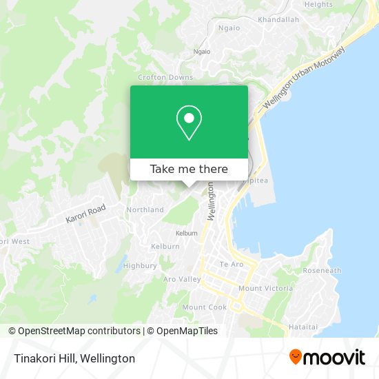 Tinakori Hill map