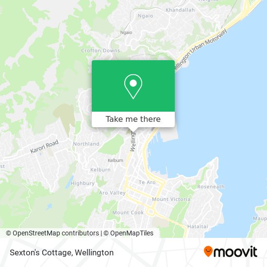 Sexton's Cottage map