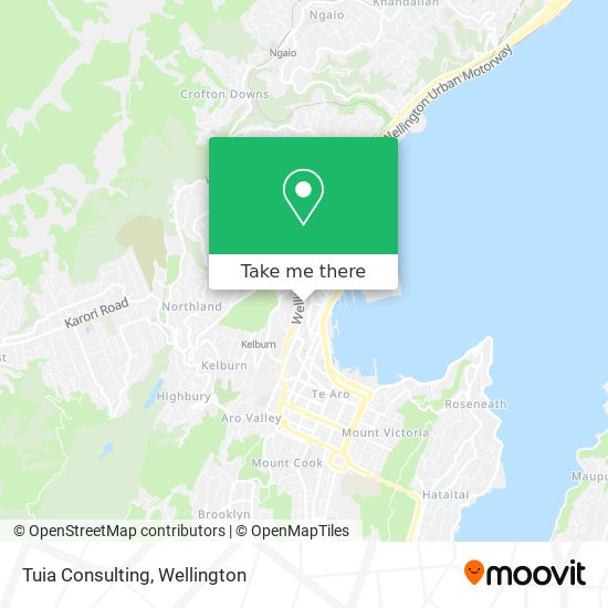 Tuia Consulting map
