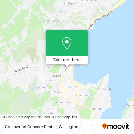 Greenwood Grincare Dentist map