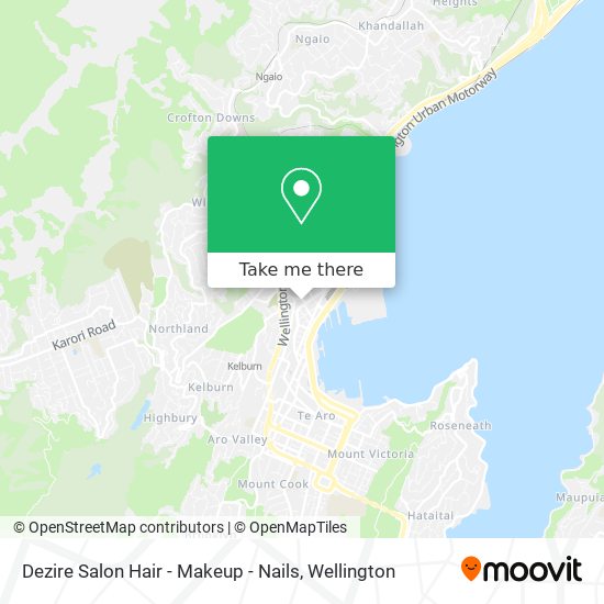 Dezire Salon Hair - Makeup - Nails map