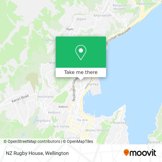 NZ Rugby House map