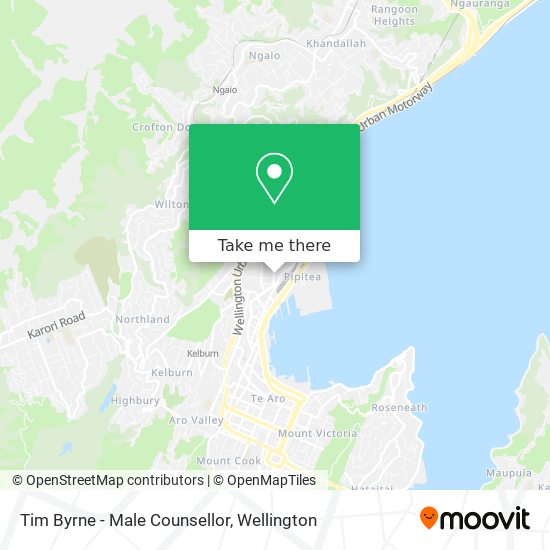 Tim Byrne - Male Counsellor map