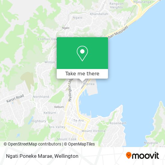 Ngati Poneke Marae map