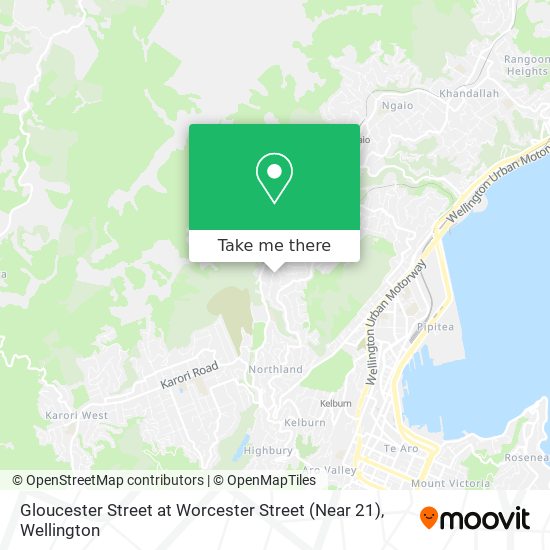 Gloucester Street at Worcester Street (Near 21)地图