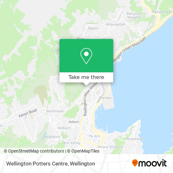 Wellington Potters Centre map