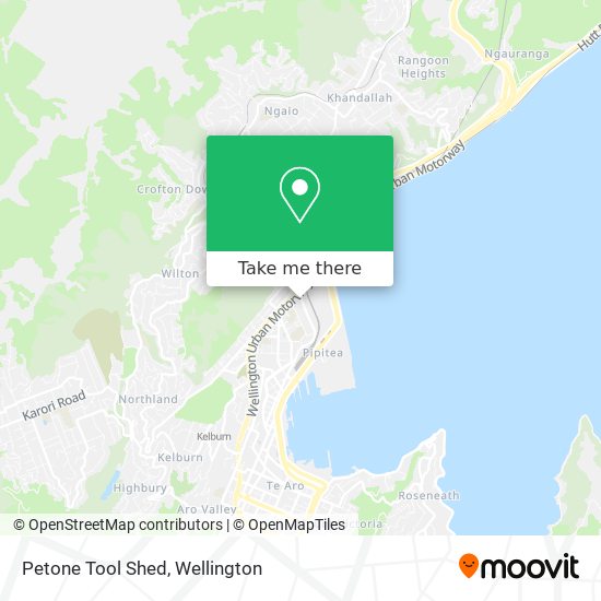 Petone Tool Shed map