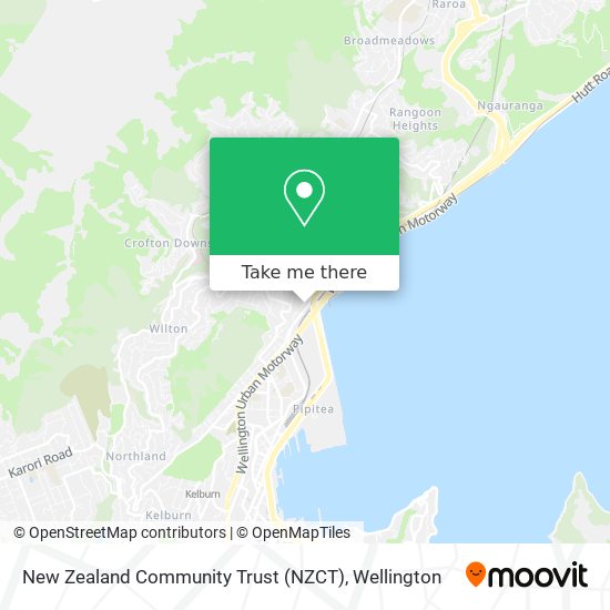 New Zealand Community Trust (NZCT) map