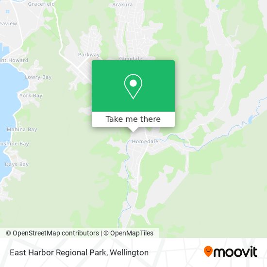 East Harbor Regional Park map