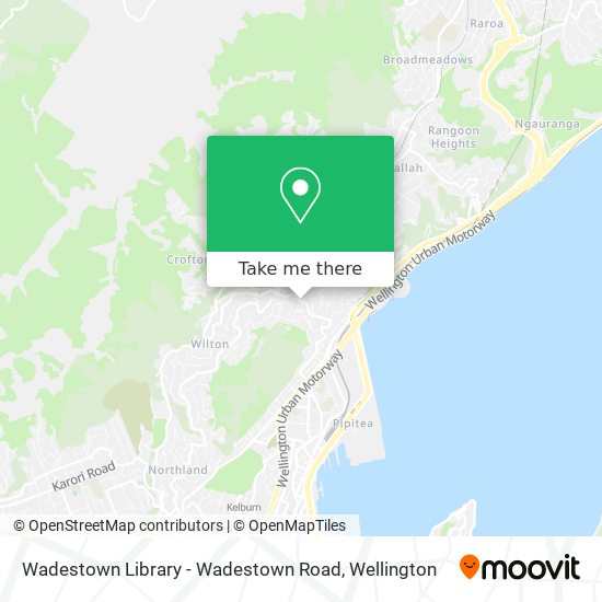 Wadestown Library - Wadestown Road map