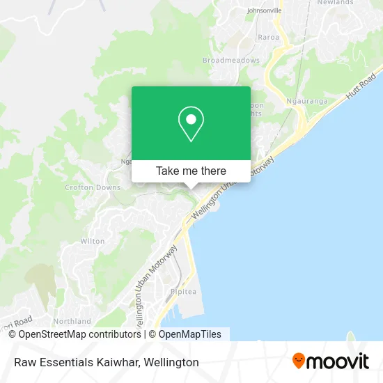 Raw Essentials Kaiwhar map