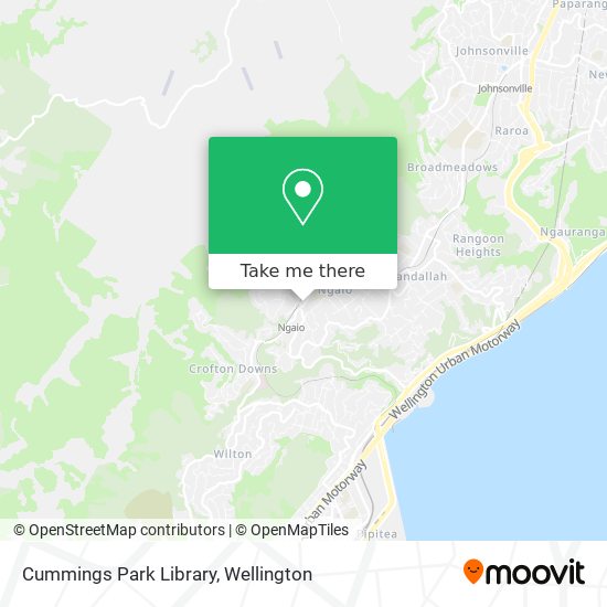 Cummings Park Library map