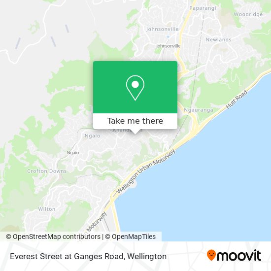 Everest Street at Ganges Road map