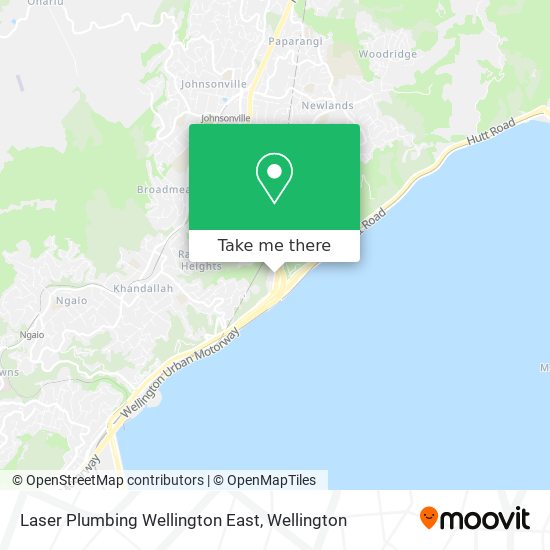 Laser Plumbing Wellington East map