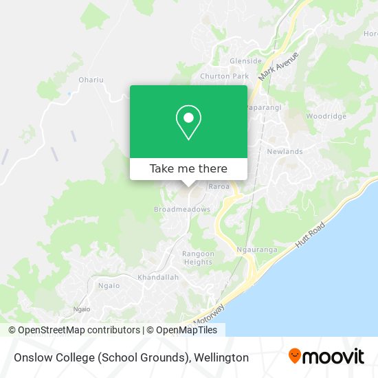 Onslow College (School Grounds) map