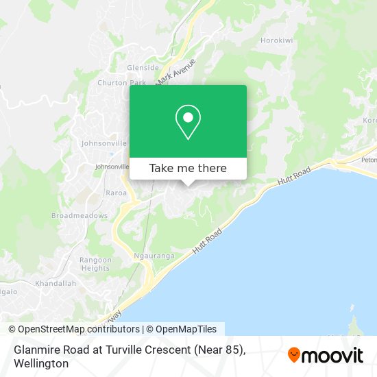 Glanmire Road at Turville Crescent (Near 85) map