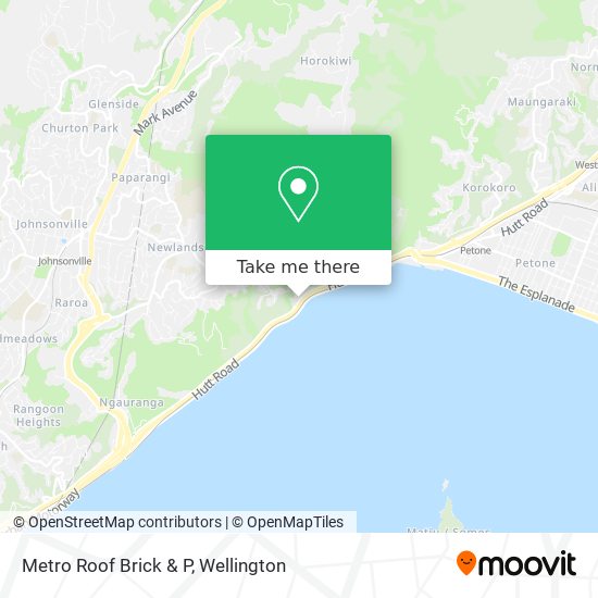 Metro Roof Brick & P map