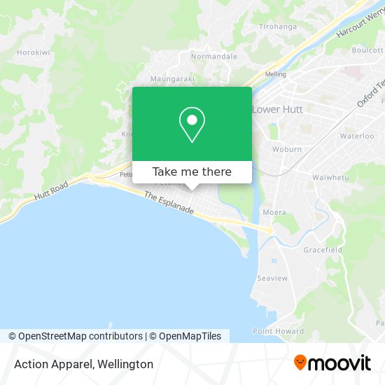 Action Apparel map